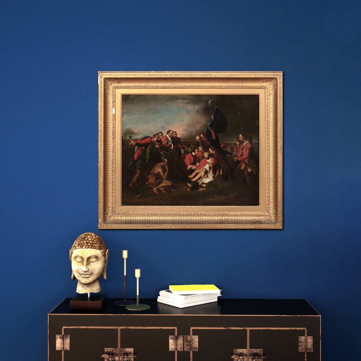La Mort du Général Wolfe, Bataille de Québec 1759, XVIIIe siècle  Espace de Benjamin West -photo-4