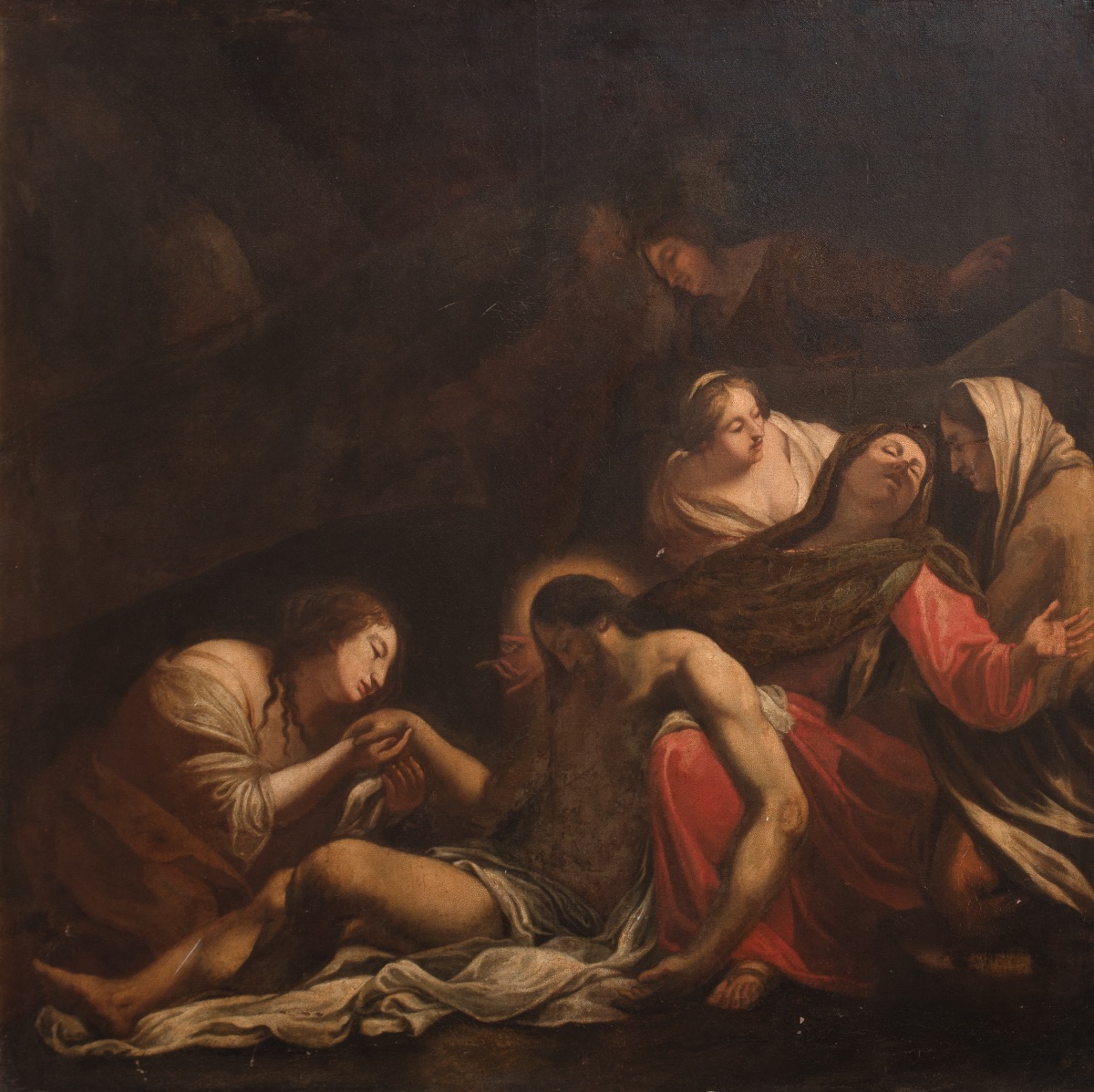 La Pietà, XVIIe siècle  Entourage de Tintoretto (1518-1594)  -photo-2