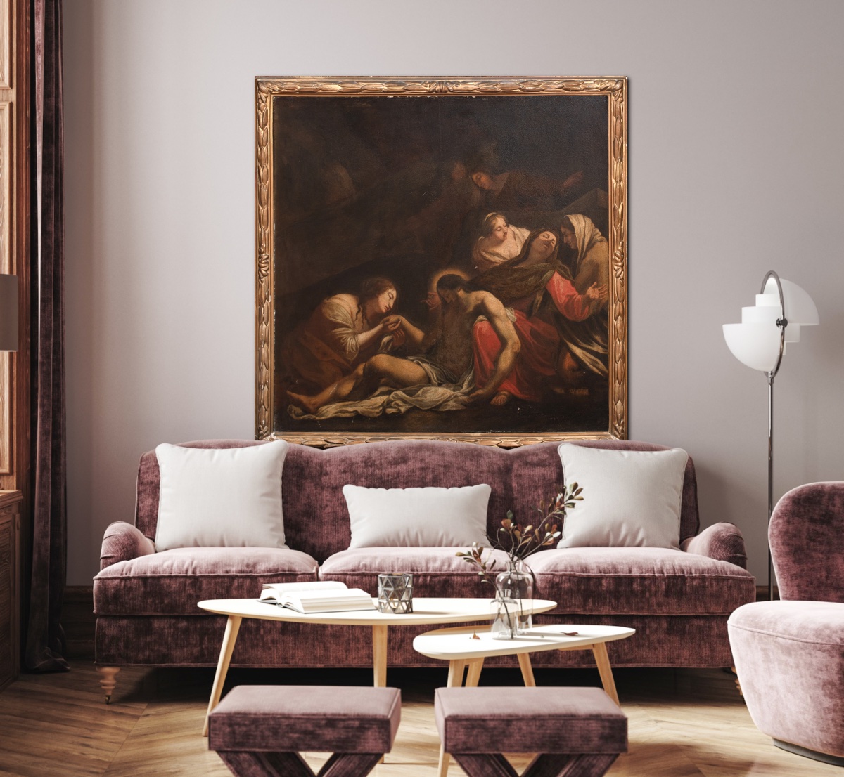 La Pietà, XVIIe siècle  Entourage de Tintoretto (1518-1594)  -photo-4