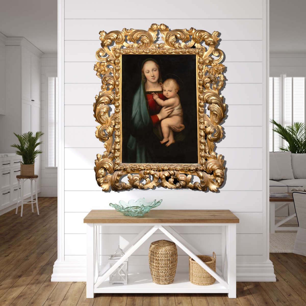 Madona Del Granduca, XVIIIe siècle  D'après Raphaël (1483-1520)  Grande représentation -photo-4