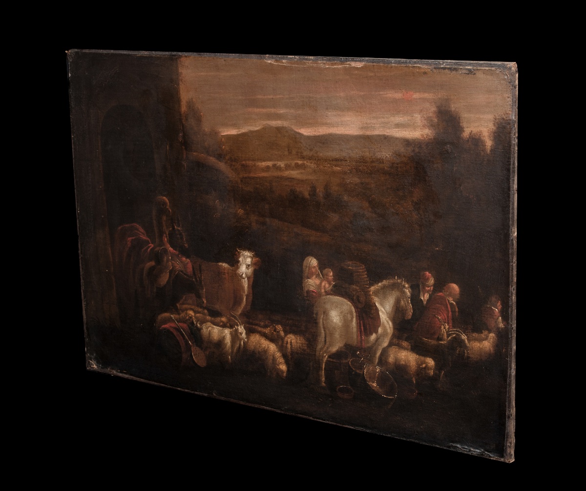 La Fuite en Égypte, XVIe siècle  École de Jacopo Bassano (1510-1592)  -photo-4