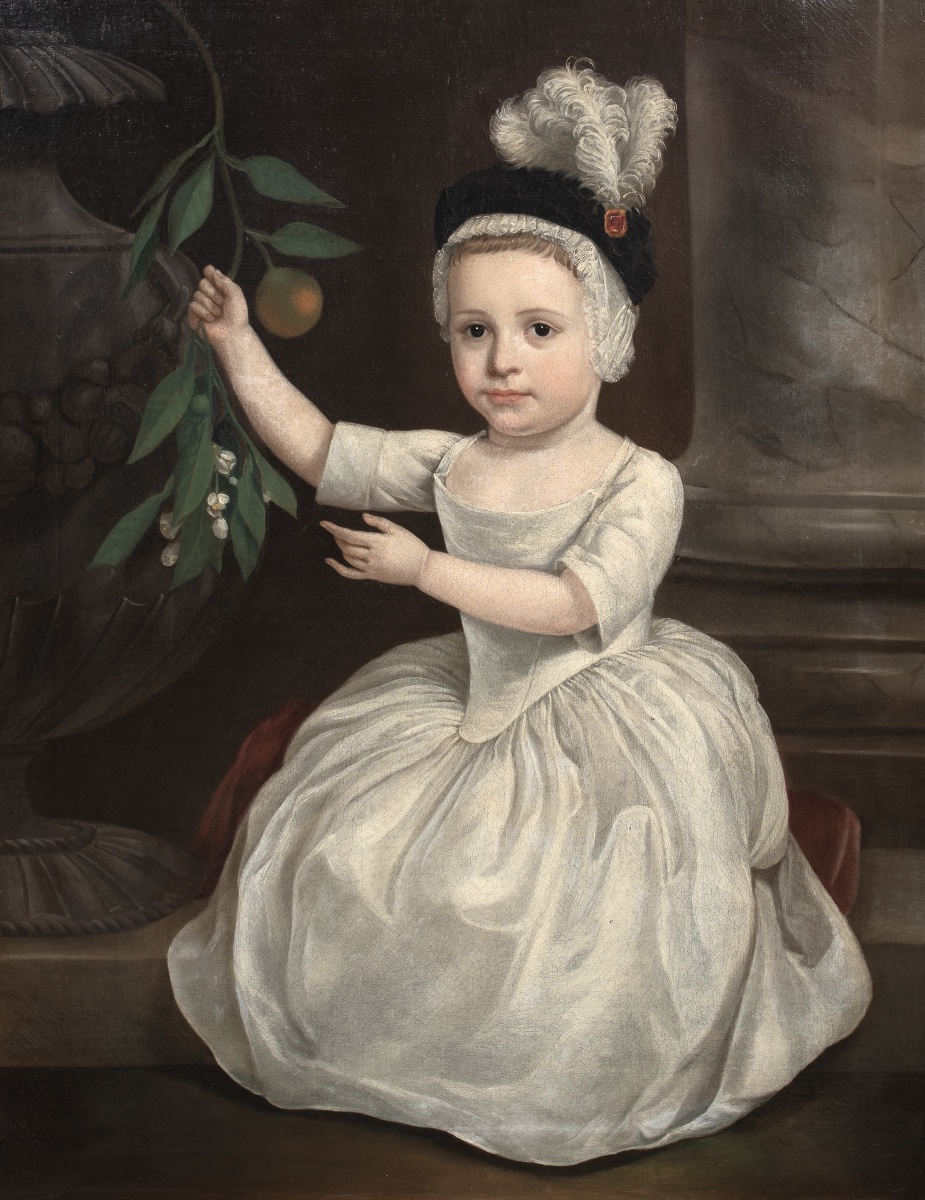 Portrait attribué à Frances Maria Fountayne (1730-1750), XVIIIe siècle-photo-2