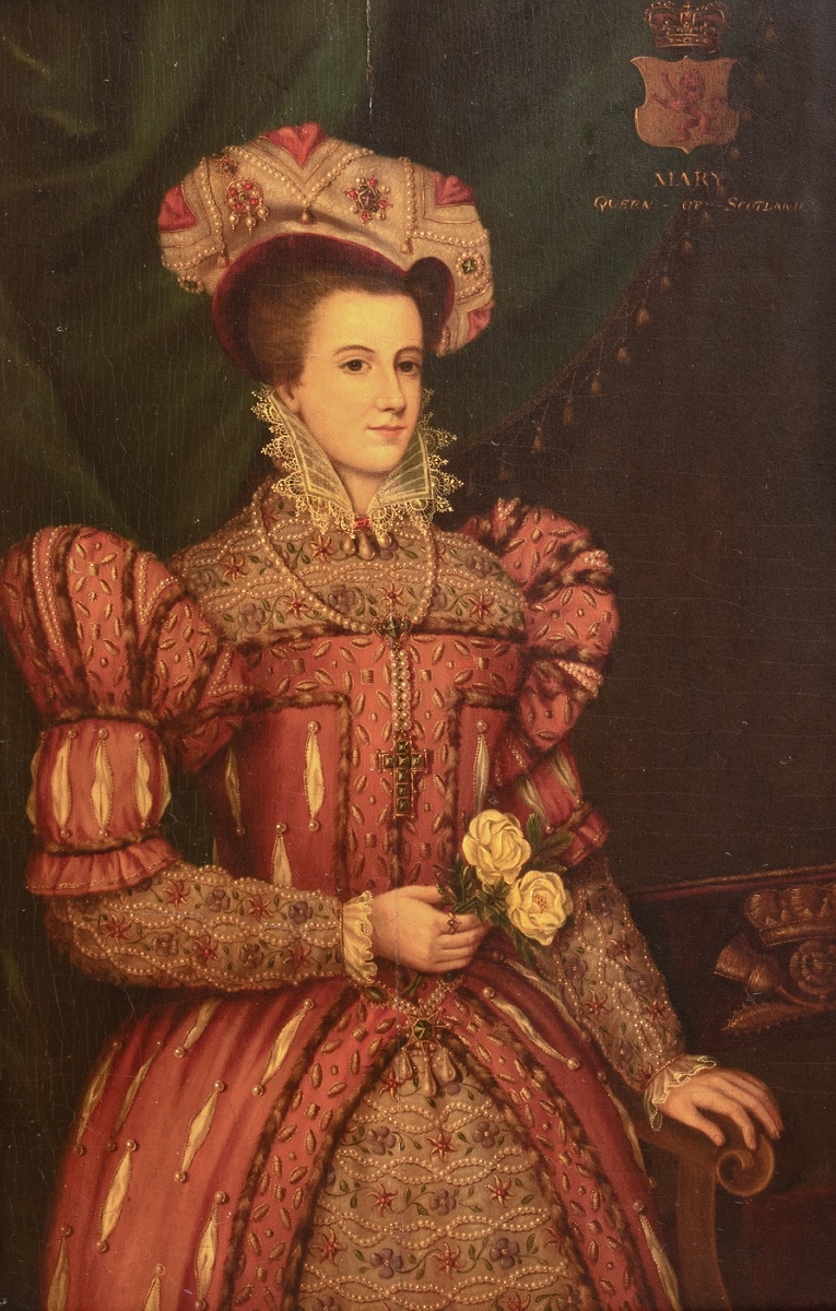 Portrait de cour de Marie Stuart, XVIIIe siècle  Suiveur de Federico Zuccari (1543-1609)  -photo-4