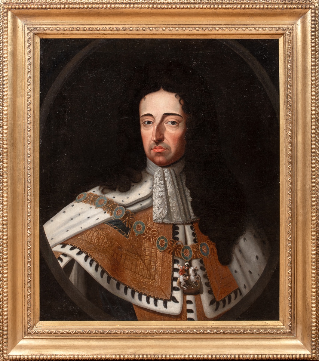 Portrait Of King William III (1650-1702), Known As William Of Orange, 17th Century  