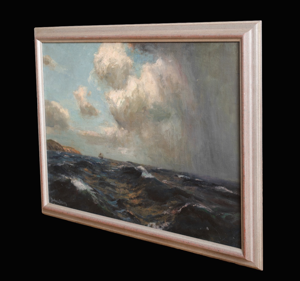 Orage imminent au large de l'île de Wight, XIXe siècle  Par Julius Olsson (1864-1942)-photo-3