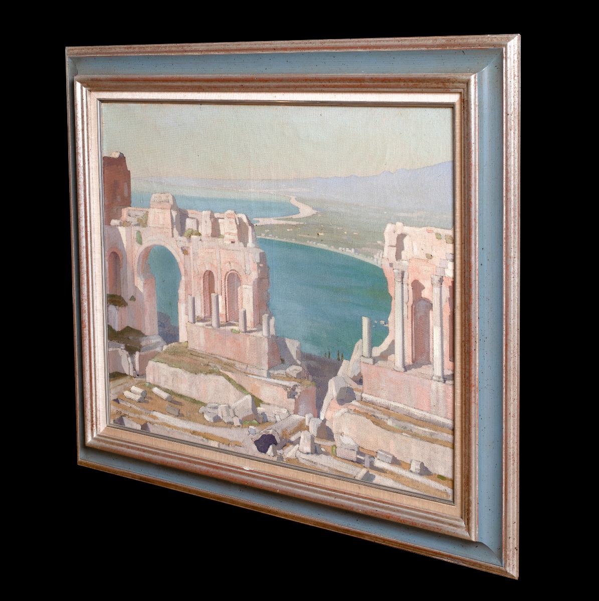 Amphithéâtre grec de Taormine, Sicile, Italie, XIXe siècle  René RICHARD (1895-1982)  -photo-3