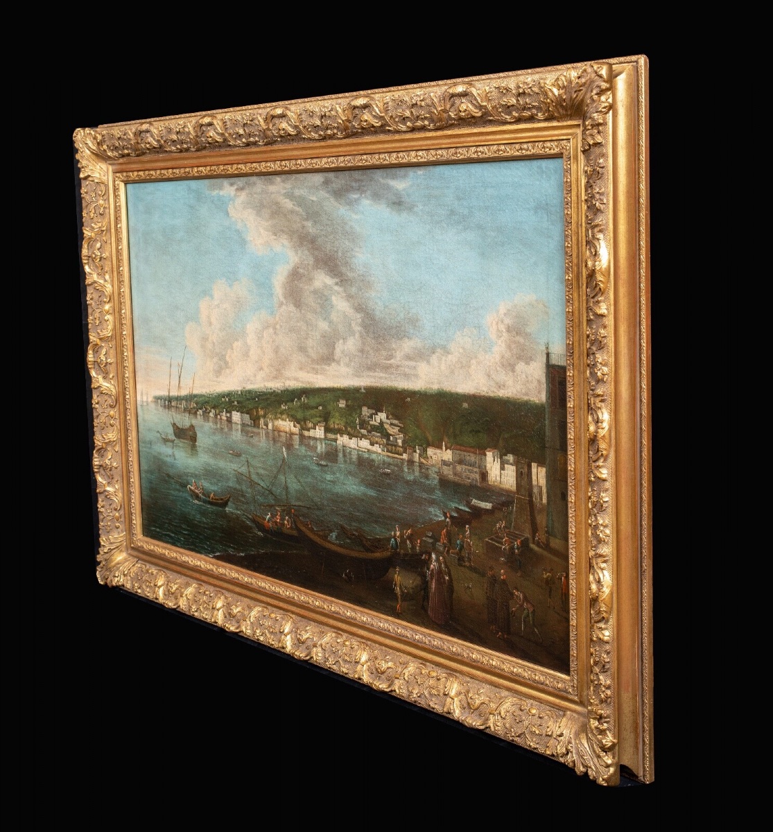 View Of Posillipo From The Riviera Di Chiaia, Circa 1695 Angelo Maria Costa (1670-1721)-photo-2