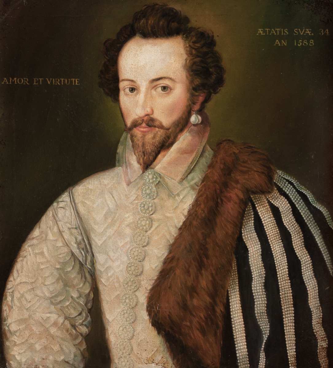 Portrait Of Sir Walter Raleigh (1553-1618) English School  -photo-4