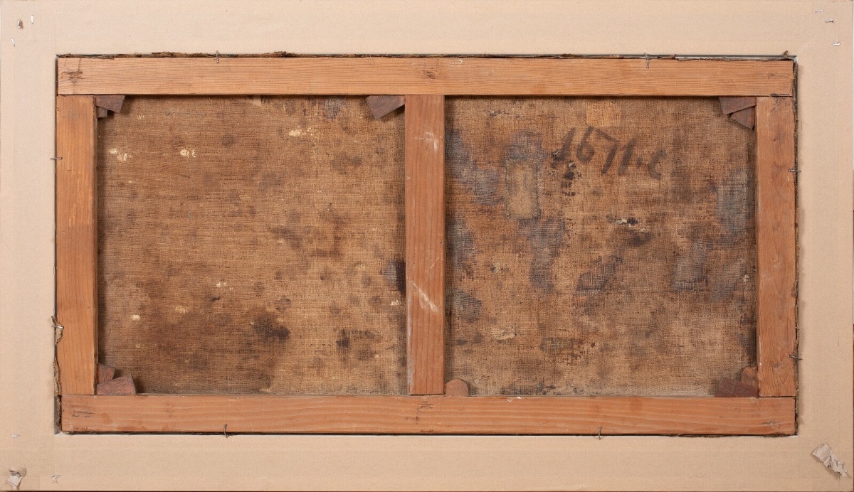 Le Triomphe de Galatée, XIXe siècle  Suiveur de Scarsellino (1550-1620)  Grand tableau italien -photo-3