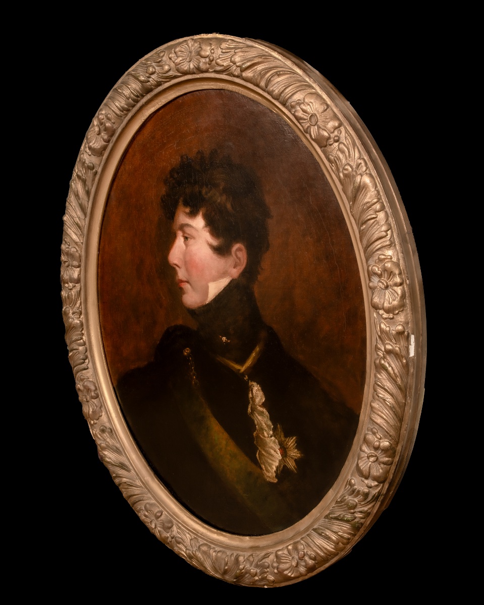 Portrait Of King George IV (1762-1830), 18th Century, School Of Sir Thomas Lawrence (1769-1830) -photo-2