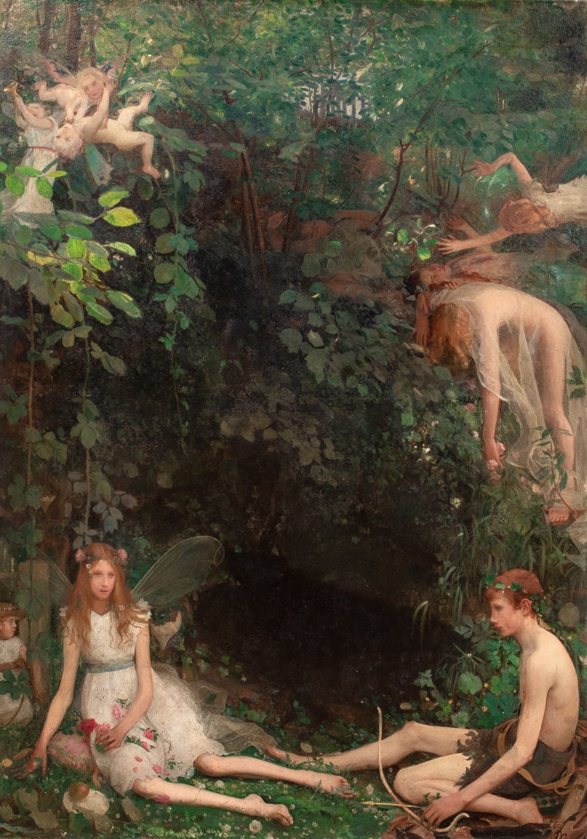 La Grotte Enchantée, vers 1915  Par Mark Lancelot Symons (1887-1935)  -photo-3