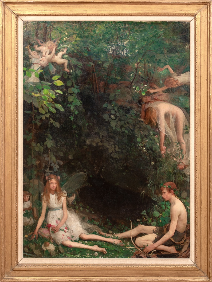 La Grotte Enchantée, vers 1915  Par Mark Lancelot Symons (1887-1935)  