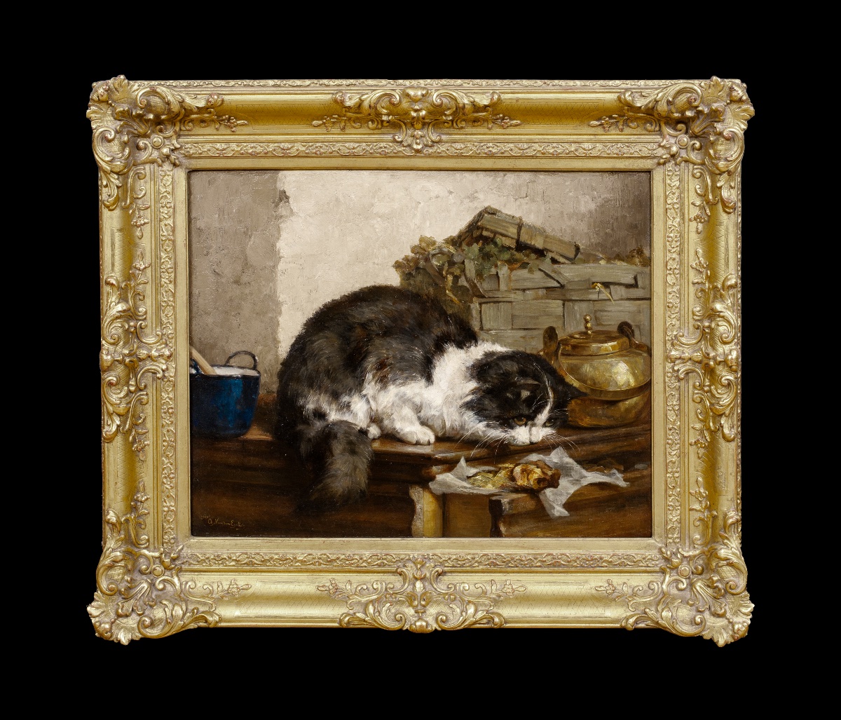 Un Souper De Poisson, Dated 1919 Charles Van Den Eycken (1859-1923)-photo-1