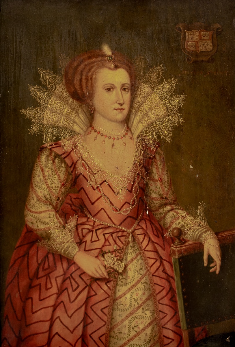 Portrait Of Lady Arabella Stuart (1575-1615), Circa 1600 English School - Oil On Panel-photo-4