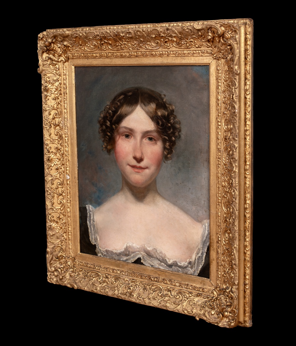 Portrait Of A Lady, Presumed To Be Marguerite Gardiner, Countess Of Blessington (1789-1849)-photo-3