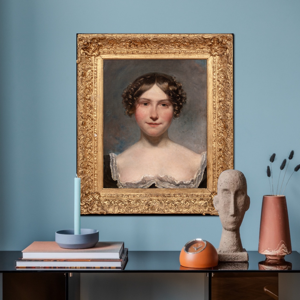 Portrait Of A Lady, Presumed To Be Marguerite Gardiner, Countess Of Blessington (1789-1849)-photo-3