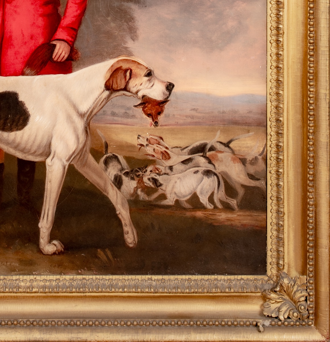 CHARLES KING, CHASSEUR DE CHASSE DE LORD ALTHORP, AVEC SON CHIEN PRÉFÉRÉ, OTTOMAN, vers 1820-photo-4