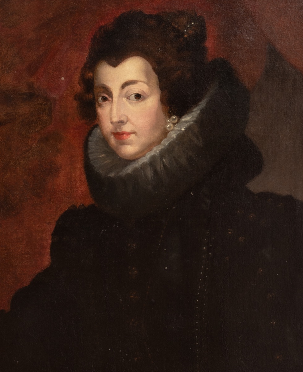 Portrait d'Isabelle de Bourbon, reine d'Espagne (1602-1644), XVIIIe siècle  -photo-2
