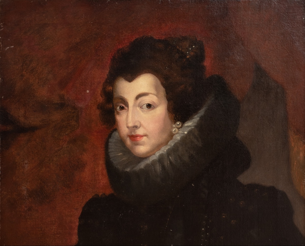 Portrait d'Isabelle de Bourbon, reine d'Espagne (1602-1644), XVIIIe siècle  -photo-1