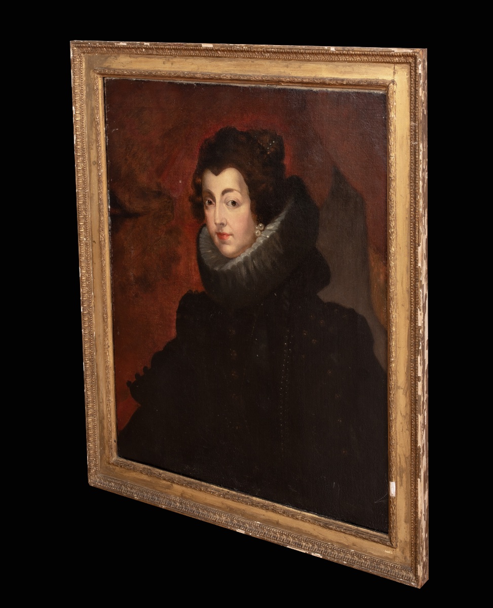 Portrait d'Isabelle de Bourbon, reine d'Espagne (1602-1644), XVIIIe siècle  -photo-2