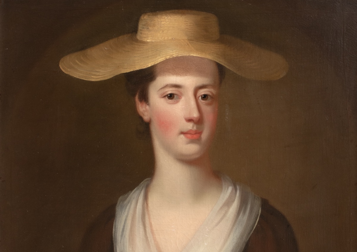 Portrait Of Mrs. Ann Jennings, Dated 1728  Enoch Seeman (1689–1744)  Full-length Portrait -photo-2