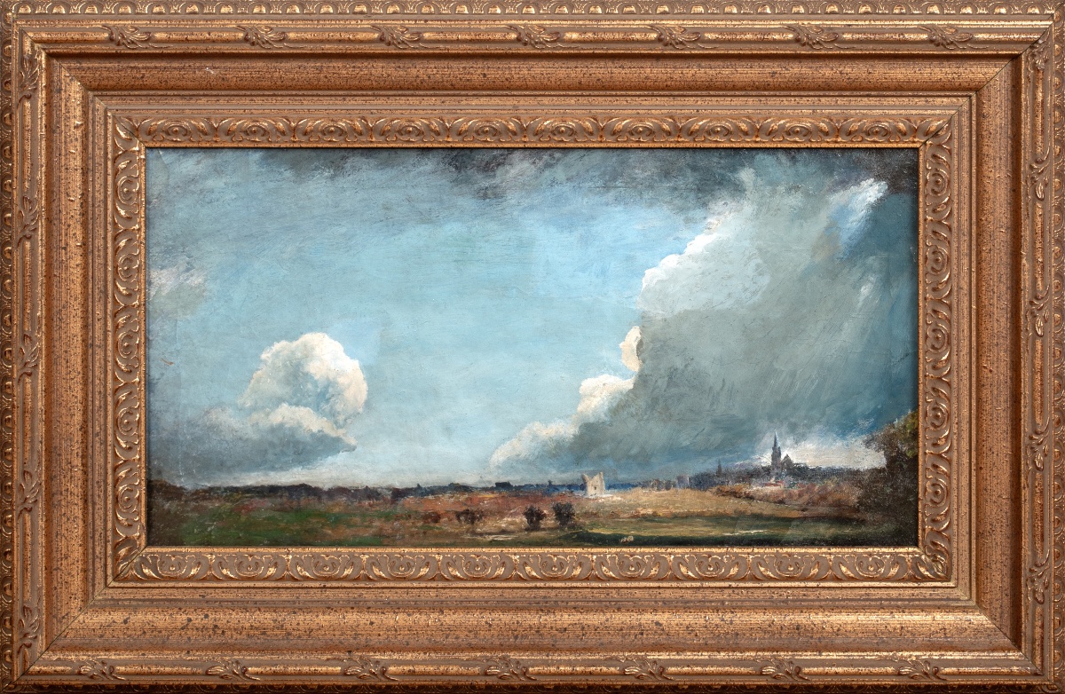 Paysage, Étude de cumulus, début du XIXe siècle  Attribué à John Constable (1776-1837) 