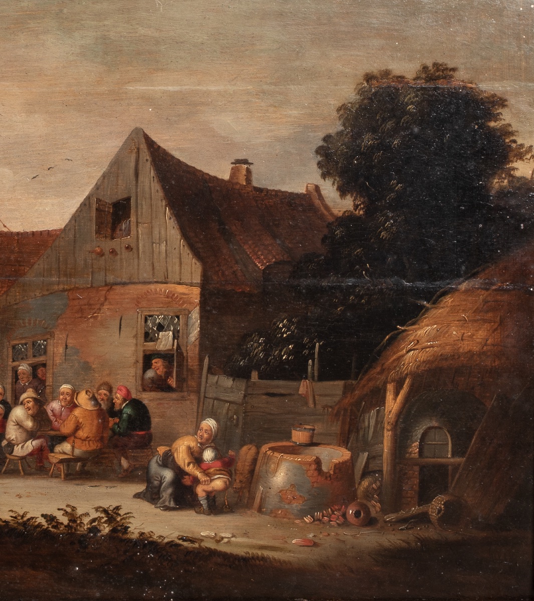 Village Tavern With Peasants Drinking And A Hurdy-gurdy Player, 17th Century  David Teniers-photo-5