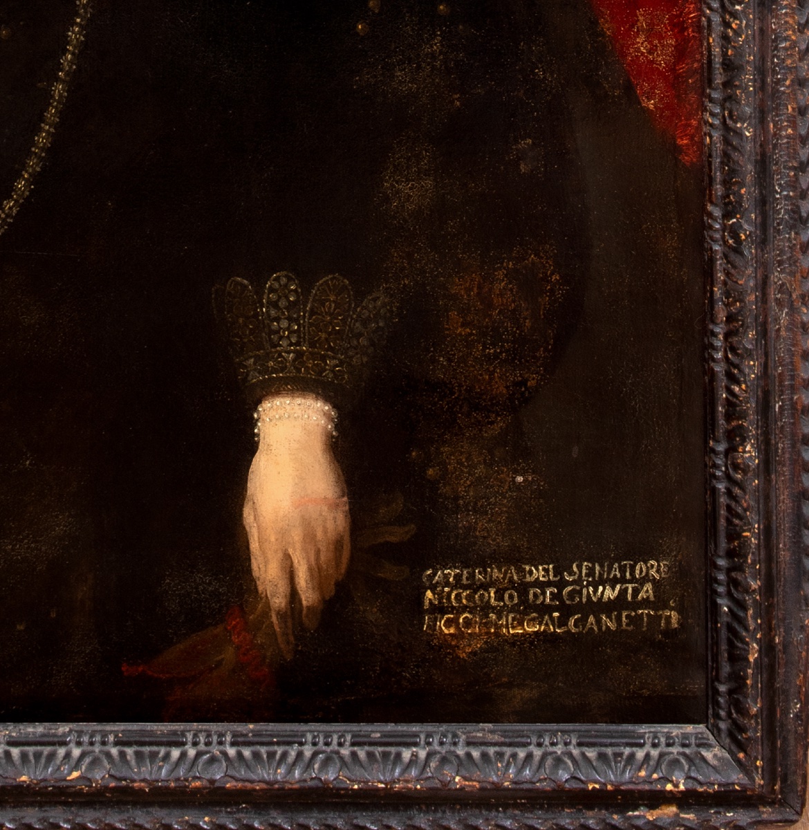 Portrait de Caterina Giunta, épouse du sénateur vénitien Giunta, vers 1630  Justus Sustermans-photo-2