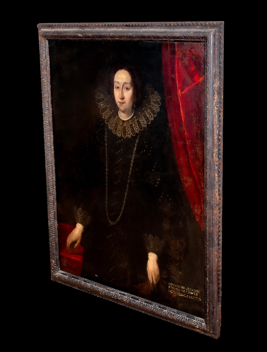 Portrait de Caterina Giunta, épouse du sénateur vénitien Giunta, vers 1630  Justus Sustermans-photo-4
