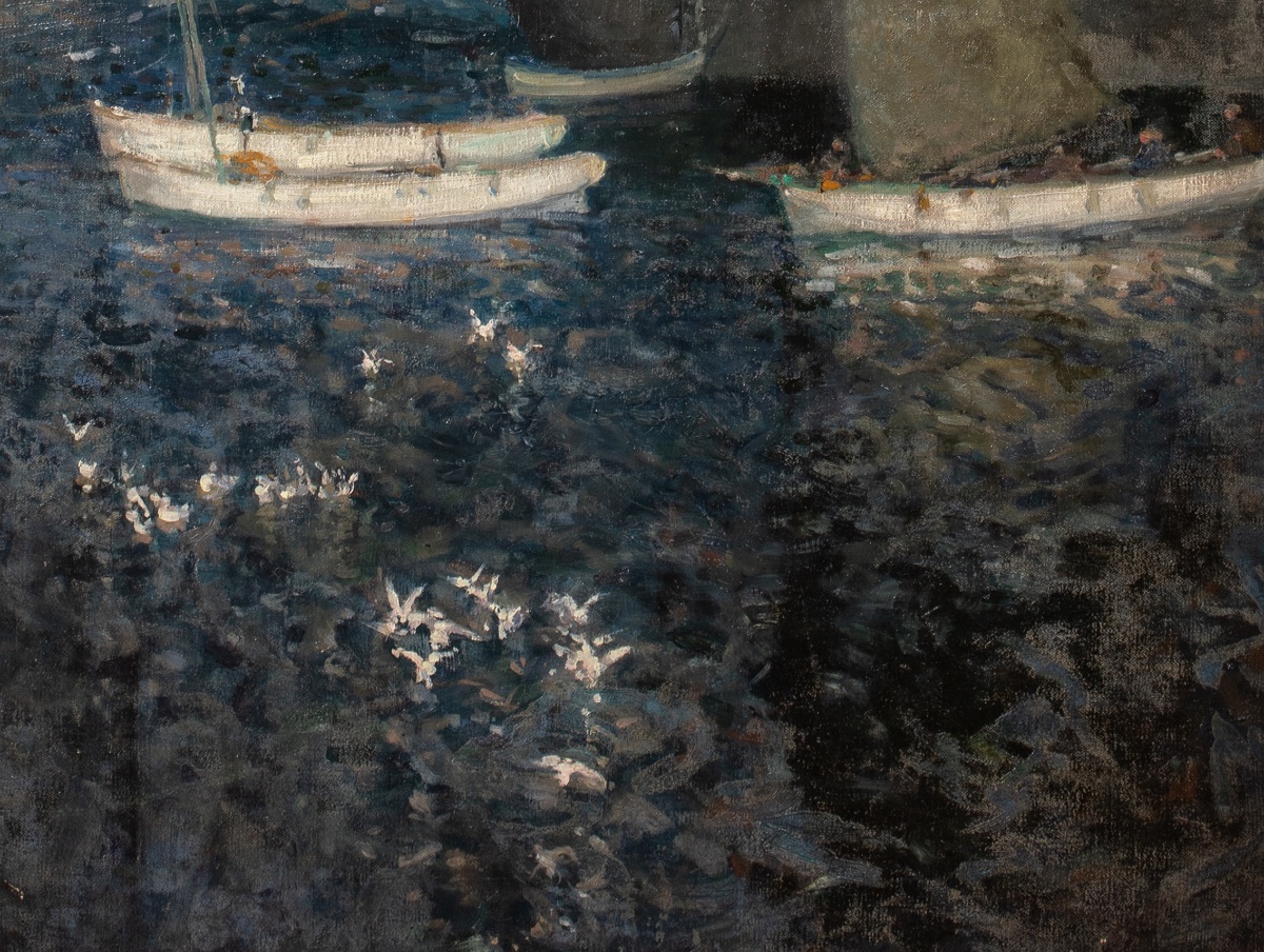 Le port de St Ives, vers 1930  Attribué à John Anthony Park (1880-1962)  -photo-1