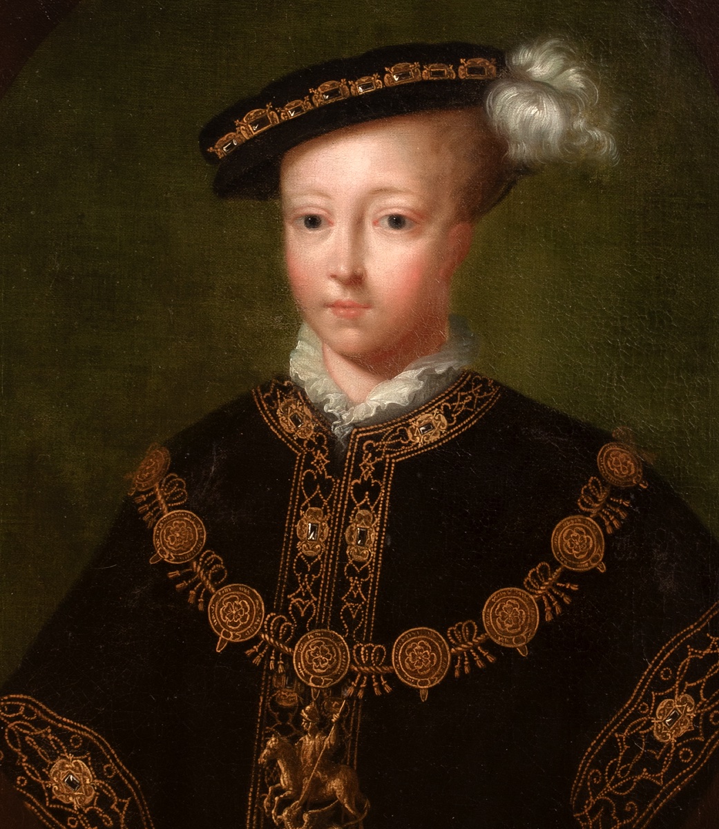 Portrait du roi Édouard VI (1537-1553)  D'après William Scrots (1510-1553)  Vers 1700.-photo-2