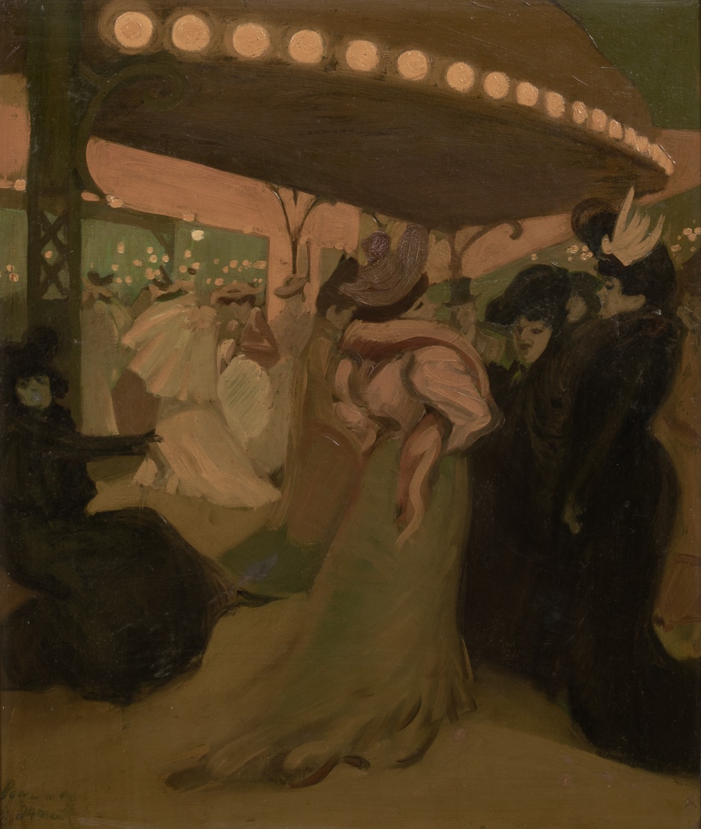 LE CAFÉ, vers 1900  TONY MINARTZ (FRANC, 1873-1944)-photo-2
