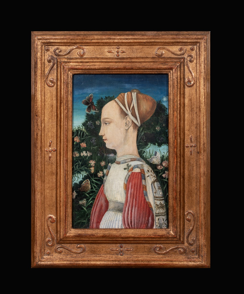 Portrait Of Princess Ginevra d'Este (1419–1440)  After Pisanoello (1380–1455) -photo-2