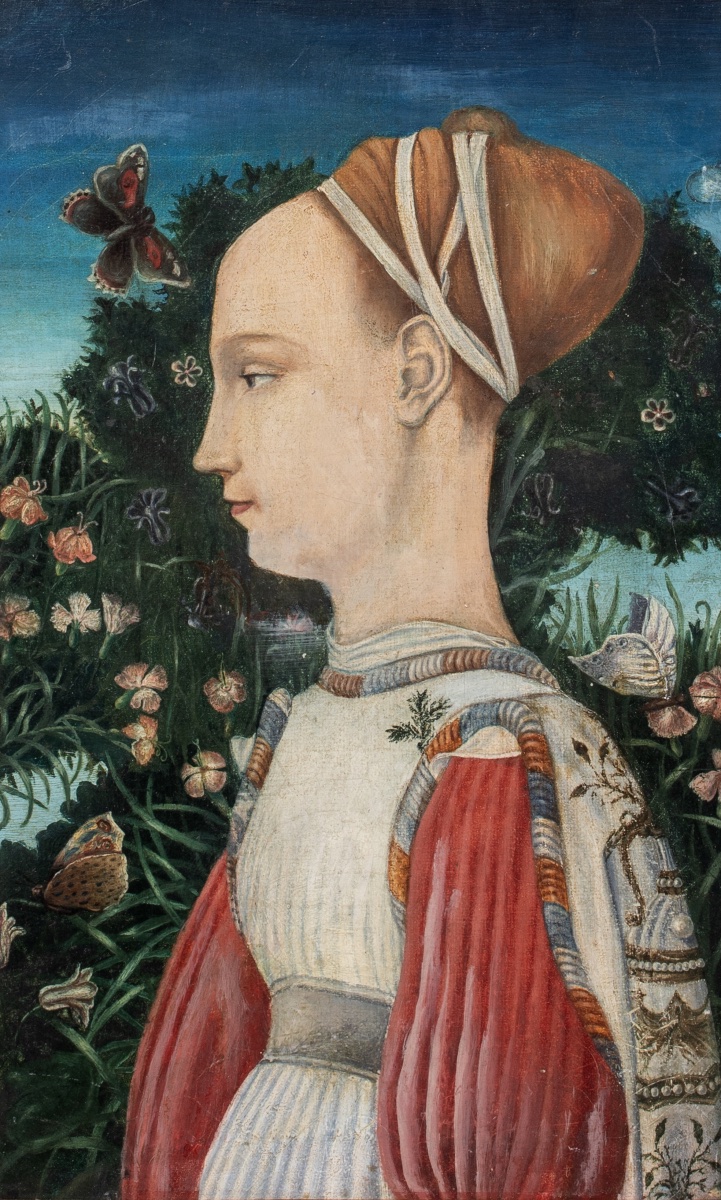 Portrait Of Princess Ginevra d'Este (1419–1440)  After Pisanoello (1380–1455) -photo-3