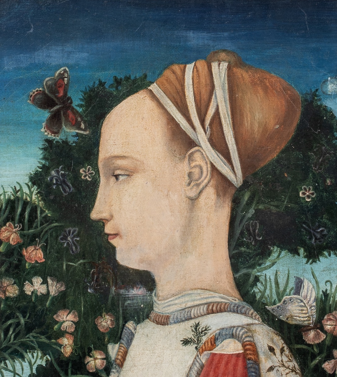 Portrait Of Princess Ginevra d'Este (1419–1440)  After Pisanoello (1380–1455) -photo-2