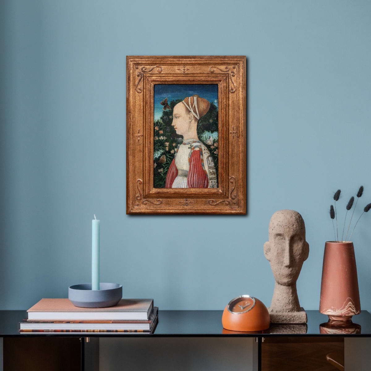 Portrait Of Princess Ginevra d'Este (1419–1440)  After Pisanoello (1380–1455) -photo-7