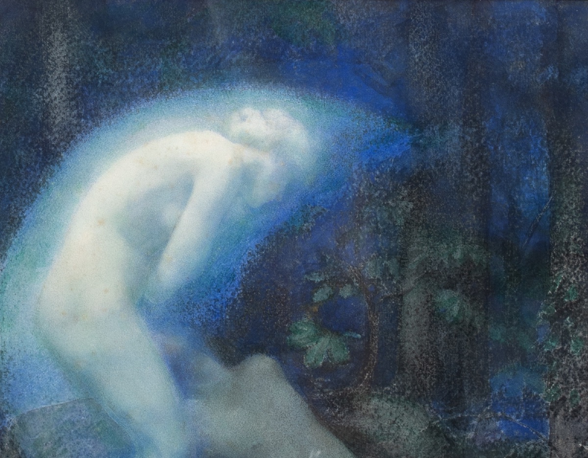 Le Sommeil d'Endymion, daté de 1904  Ernest Lloyd Jones (Britannique, 1870-1923)  -photo-1