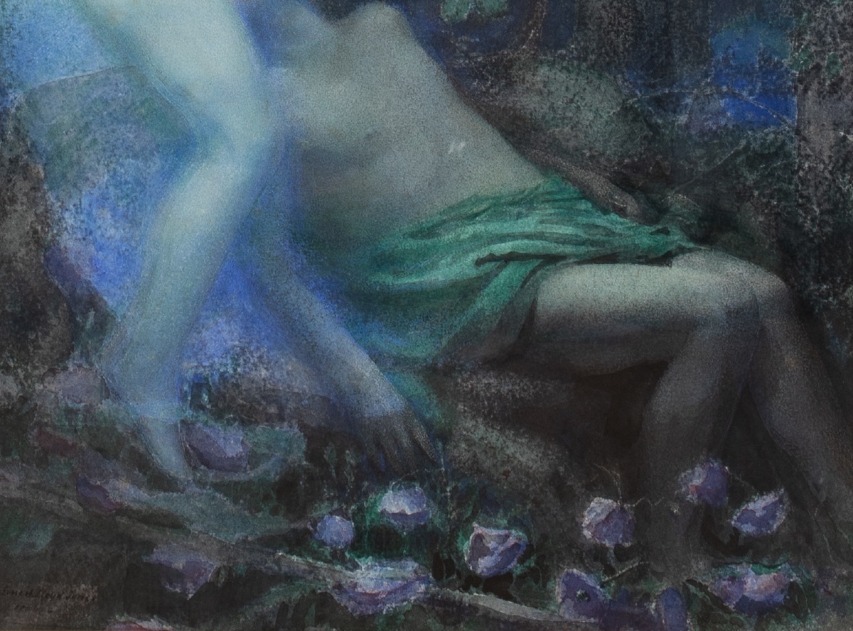 Le Sommeil d'Endymion, daté de 1904  Ernest Lloyd Jones (Britannique, 1870-1923)  -photo-6