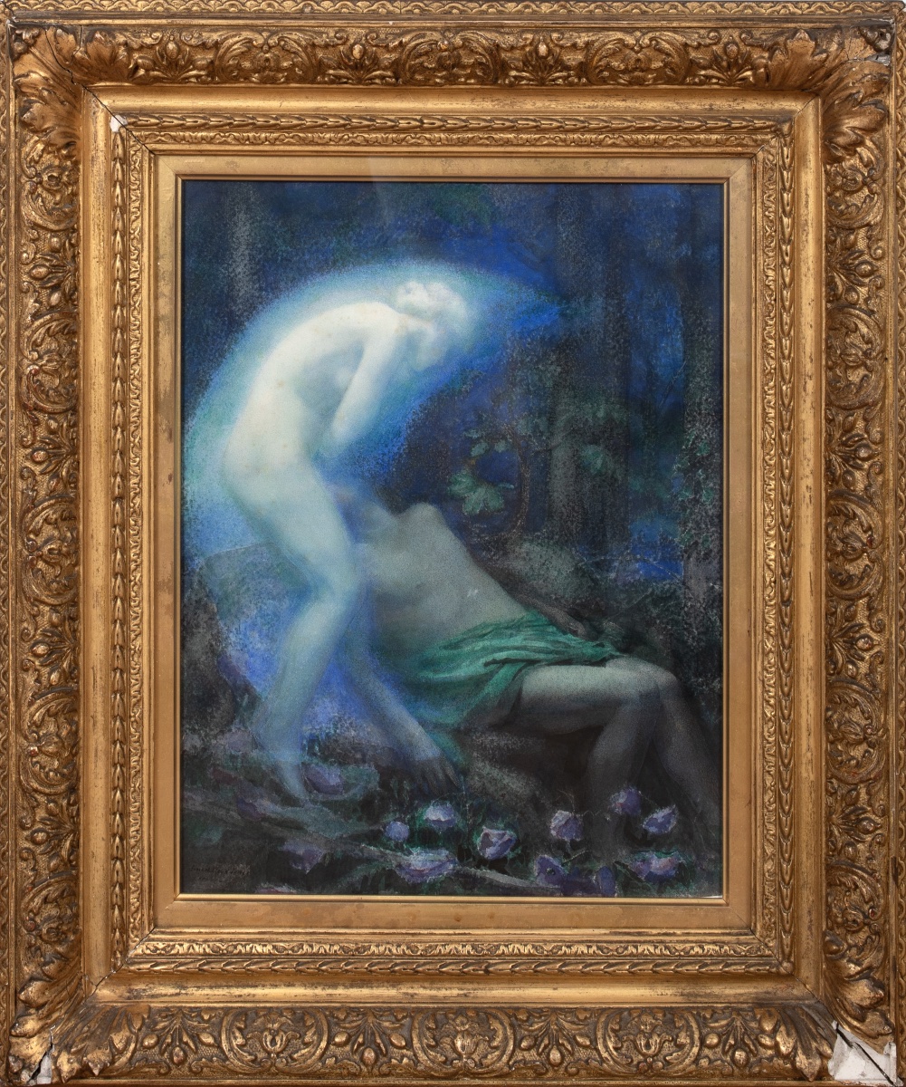 Le Sommeil d'Endymion, daté de 1904  Ernest Lloyd Jones (Britannique, 1870-1923)  