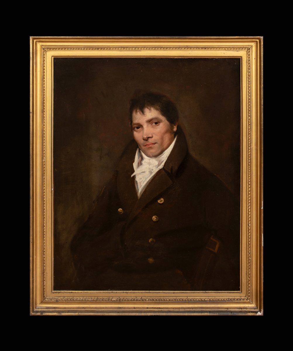 PORTRAIT DU DOCTEUR ABRAHAM WHITE, Esq., MD (1781-1821)  Cercle de John Hopper (1758-1810)  -photo-3