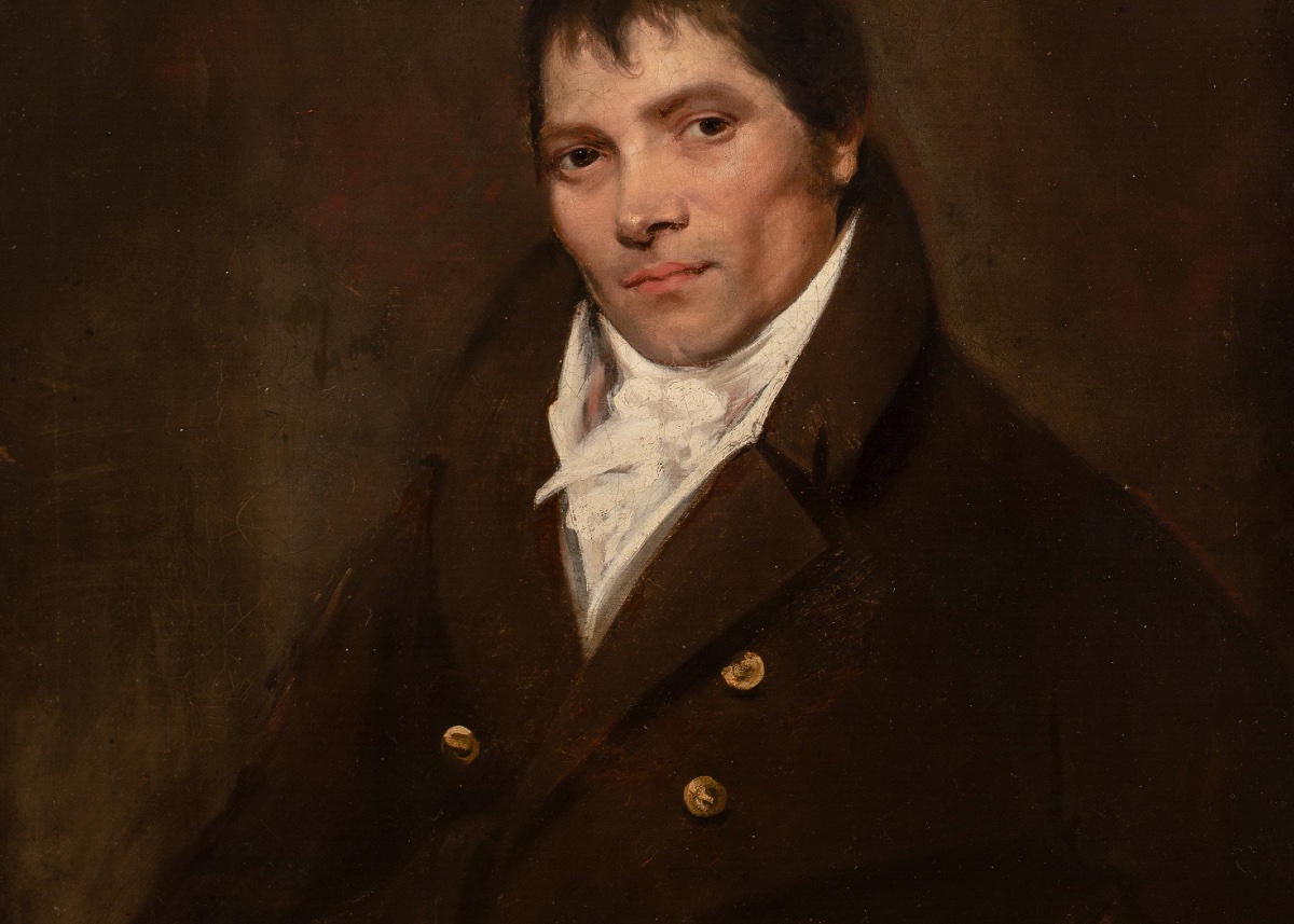 PORTRAIT DU DOCTEUR ABRAHAM WHITE, Esq., MD (1781-1821)  Cercle de John Hopper (1758-1810)  -photo-2