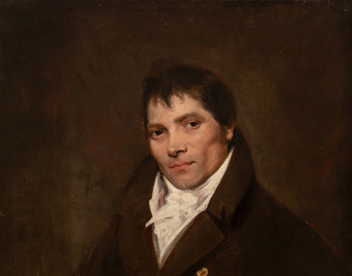 PORTRAIT DU DOCTEUR ABRAHAM WHITE, Esq., MD (1781-1821)  Cercle de John Hopper (1758-1810)  -photo-3