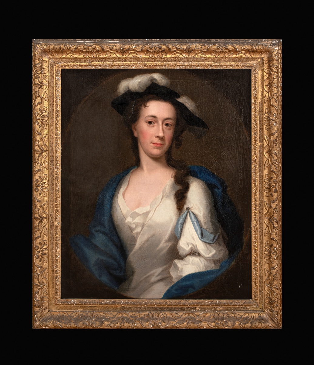 Portrait Of Mary Doughty, 1747, By John Theodore Heins (1697–1756)  -photo-2