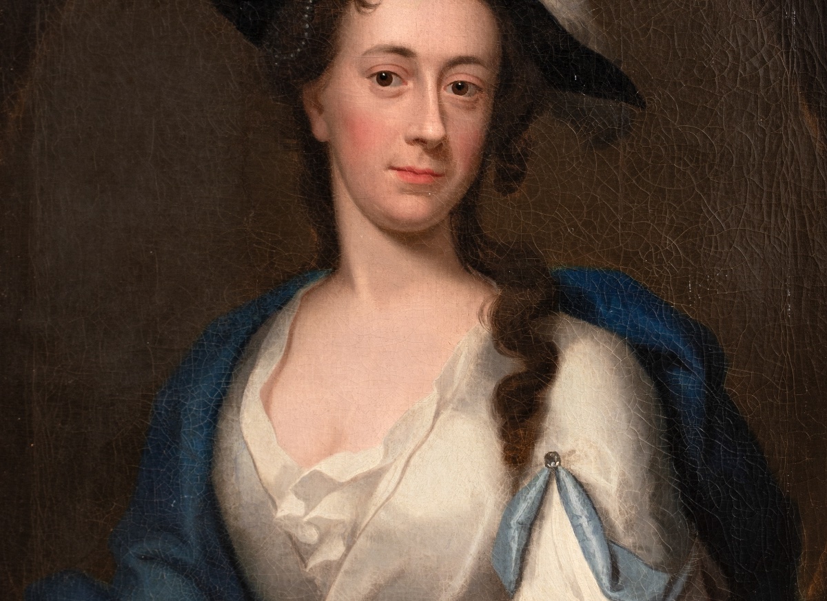 Portrait Of Mary Doughty, 1747, By John Theodore Heins (1697–1756)  -photo-1
