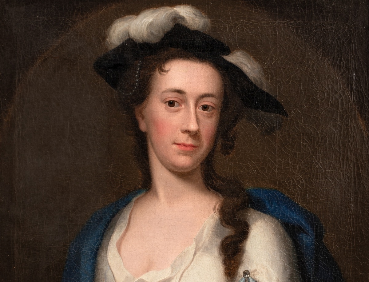 Portrait Of Mary Doughty, 1747, By John Theodore Heins (1697–1756)  -photo-2