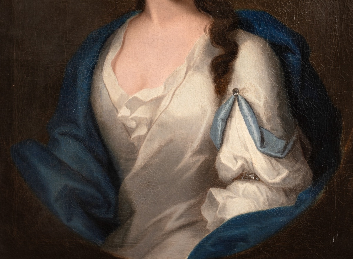 Portrait Of Mary Doughty, 1747, By John Theodore Heins (1697–1756)  -photo-5