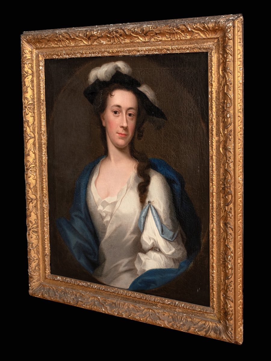 Portrait Of Mary Doughty, 1747, By John Theodore Heins (1697–1756)  -photo-6