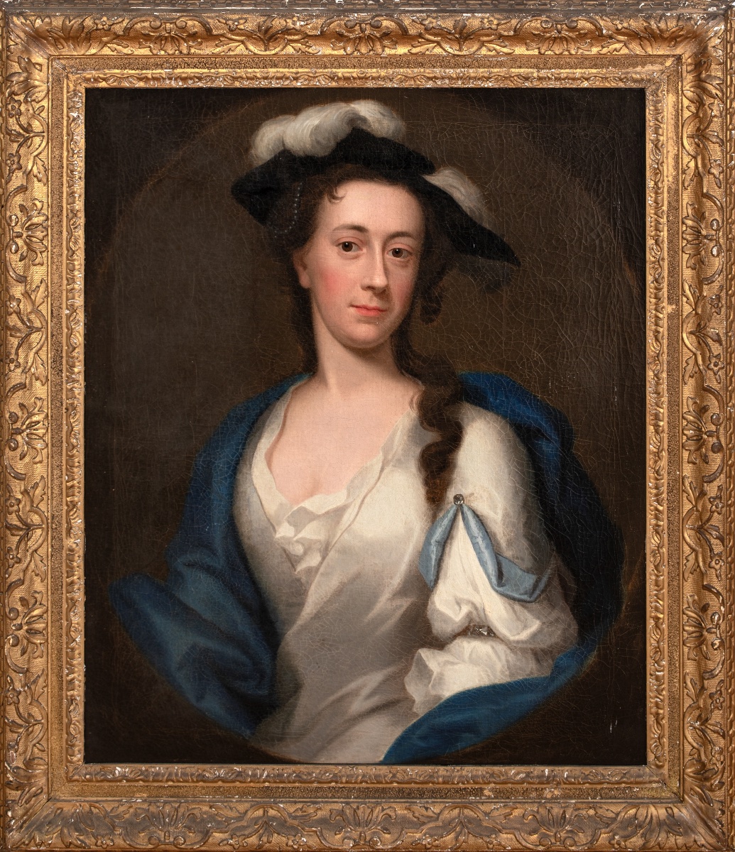 Portrait Of Mary Doughty, 1747, By John Theodore Heins (1697–1756)  