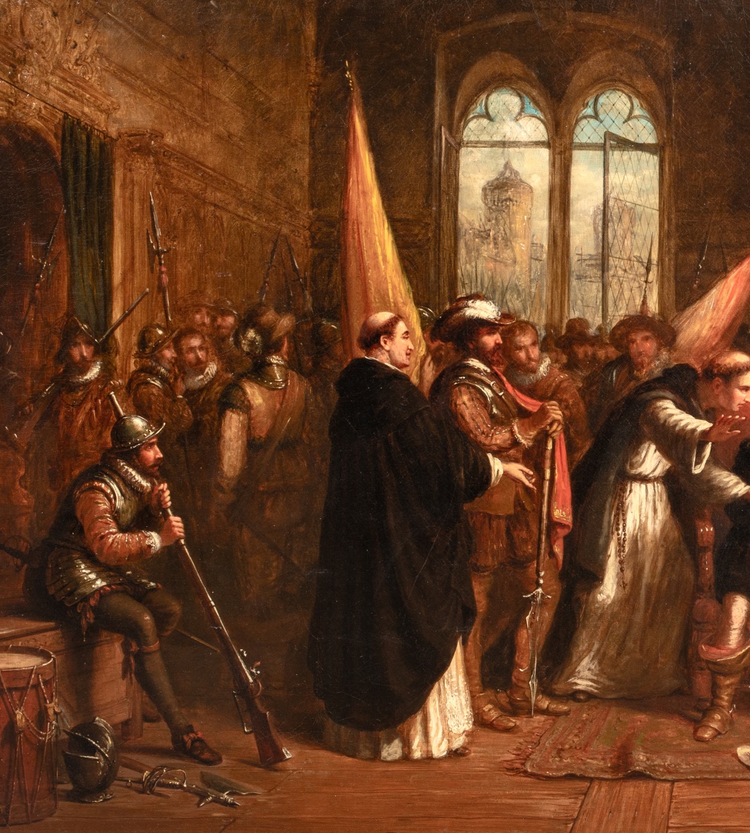 L'Expulsion du duc d'Athènes, 1868  Andrew Shearborn (Britannique, XIXe siècle) -photo-2