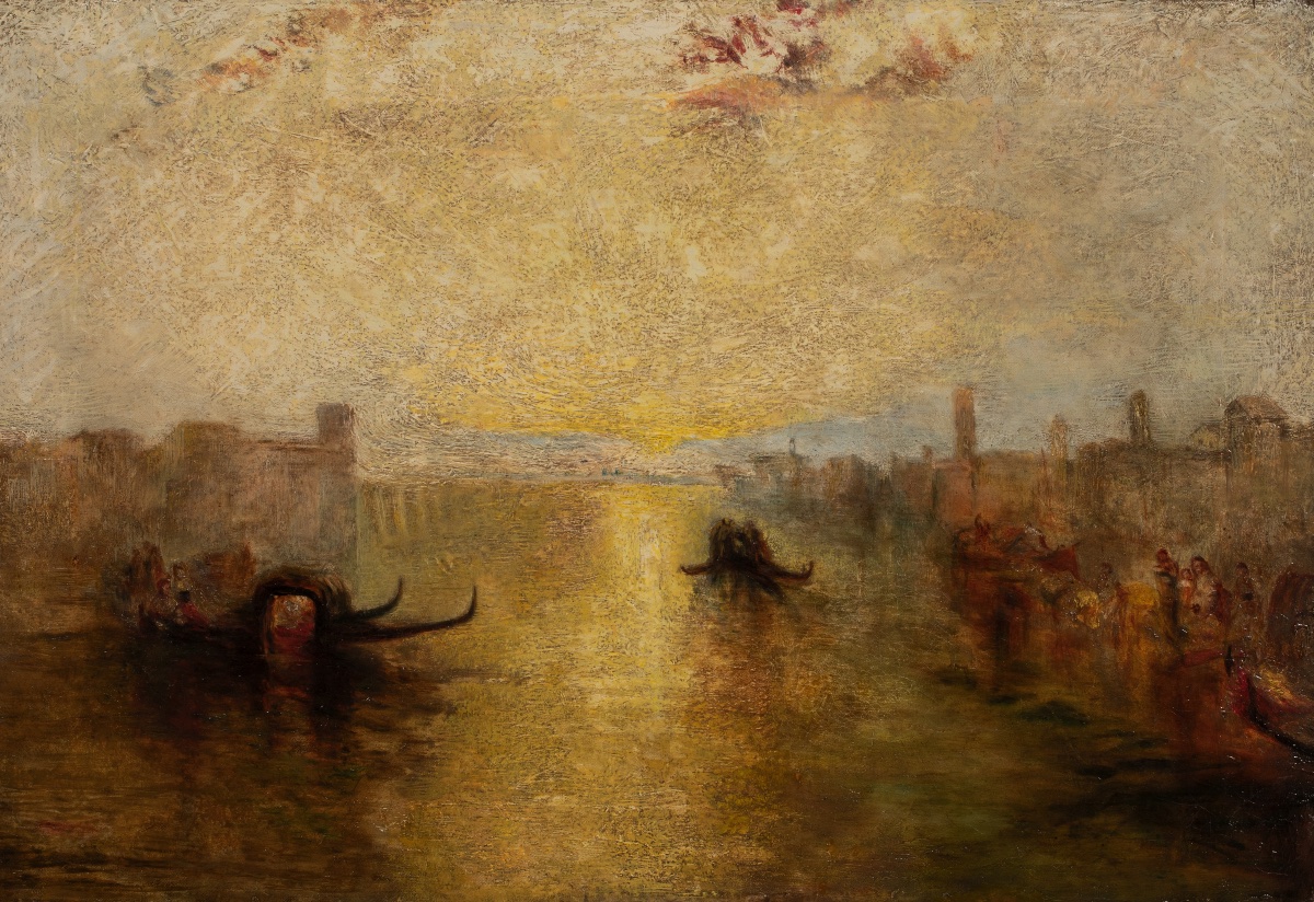 Saint Benedetto, View Of Fusina, Venice, 19th Century  School Of Joseph Mallord William Turner-photo-2